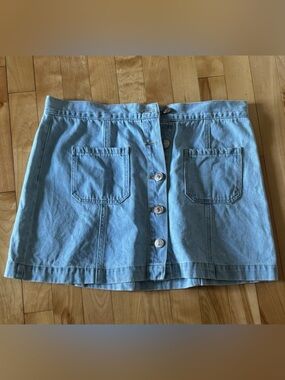 Forever 21 Light Blue Denim Skirt